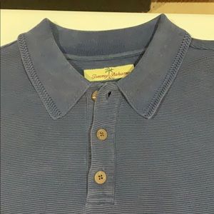 Short sleeve Tommy Bahama polo. Silk/cotton XL